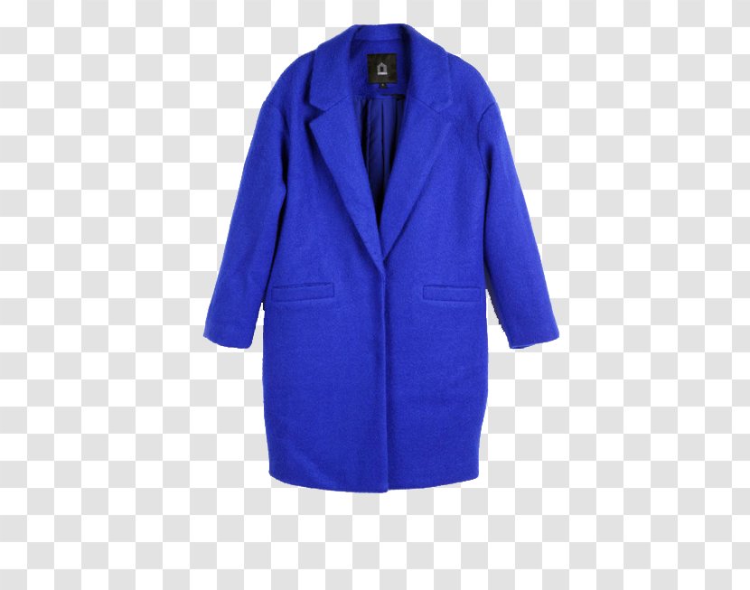 Coat Blue Jacket Outerwear - Color Transparent PNG