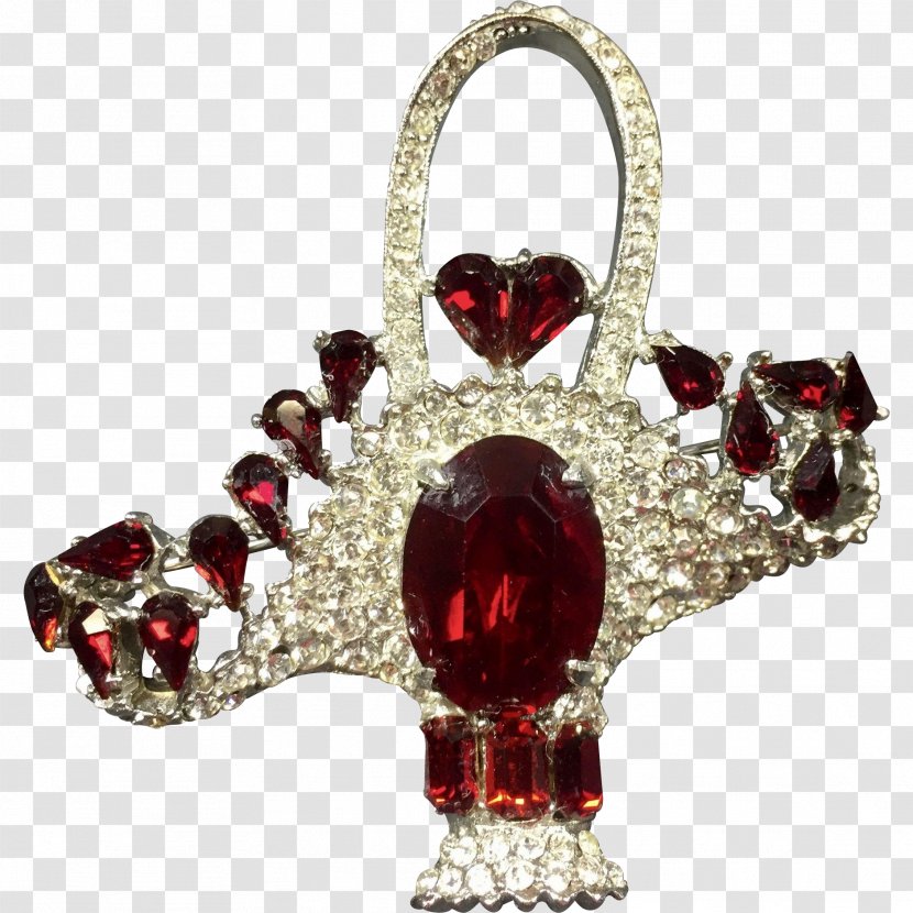 Jewellery Gemstone Clothing Accessories Ruby Brooch Transparent PNG