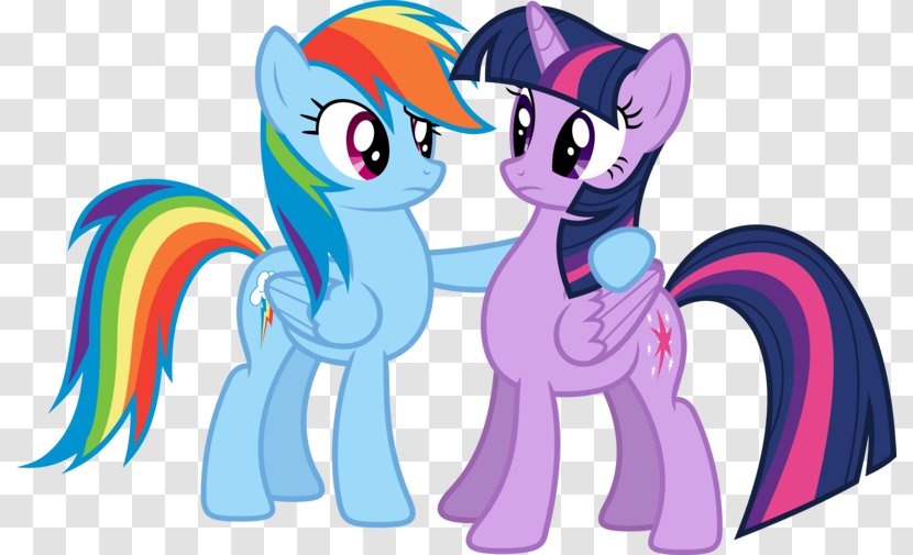 Pony Rainbow Dash Twilight Sparkle Pinkie Pie Rarity - Silhouette - Tree Transparent PNG