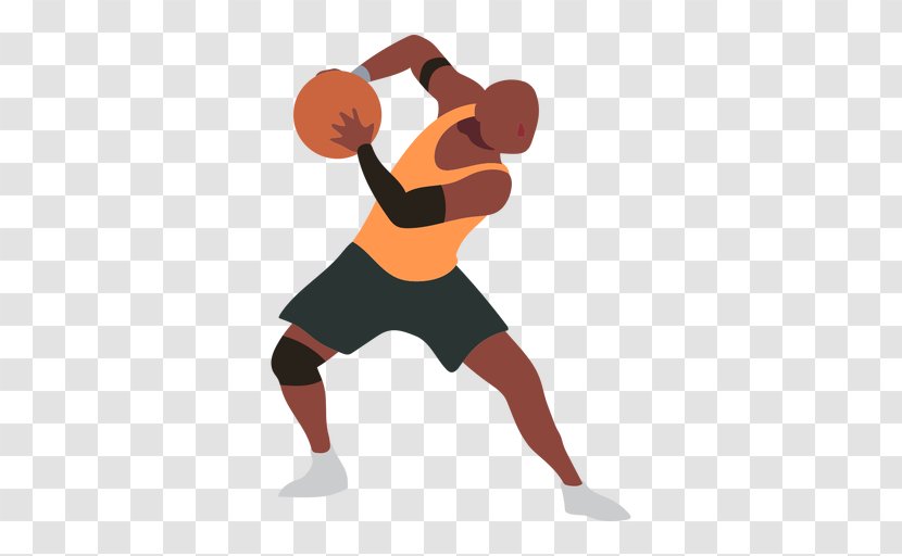 Volleyball Cartoon - Basketball Moves - Medicine Ball Lunge Transparent PNG