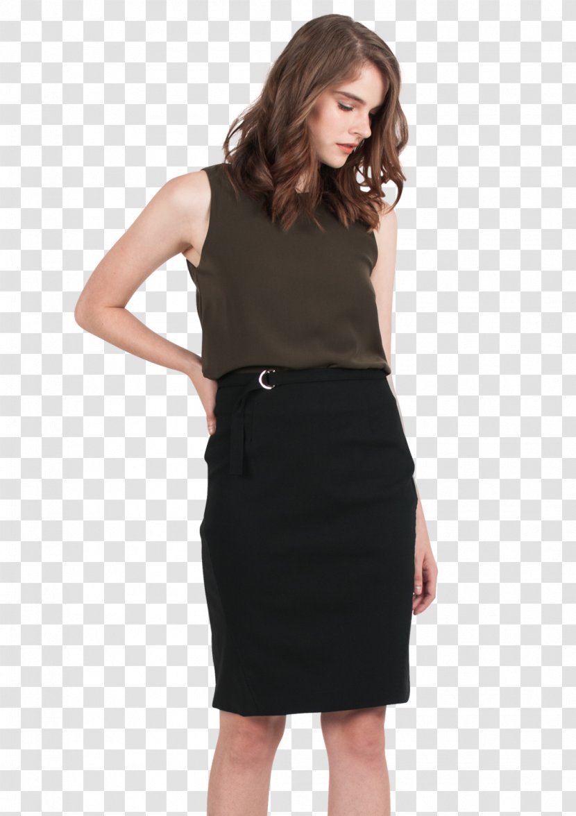 Little Black Dress Waist Sleeve Skirt - M - Pencil Transparent PNG