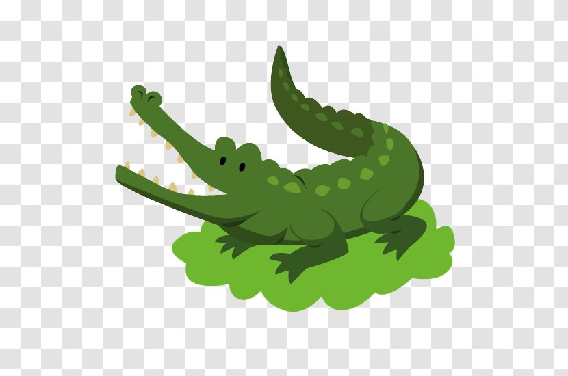 Nile Crocodile Alligator Lion - Green Leather Transparent PNG