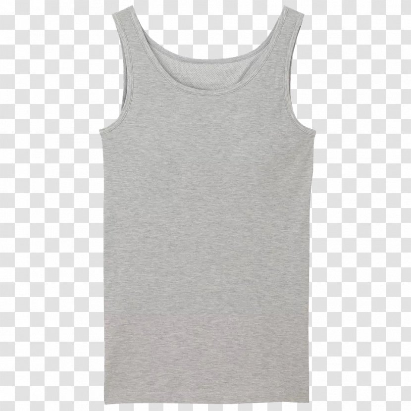 T-shirt Vest Sleeveless Shirt Neck - Active Tank Transparent PNG