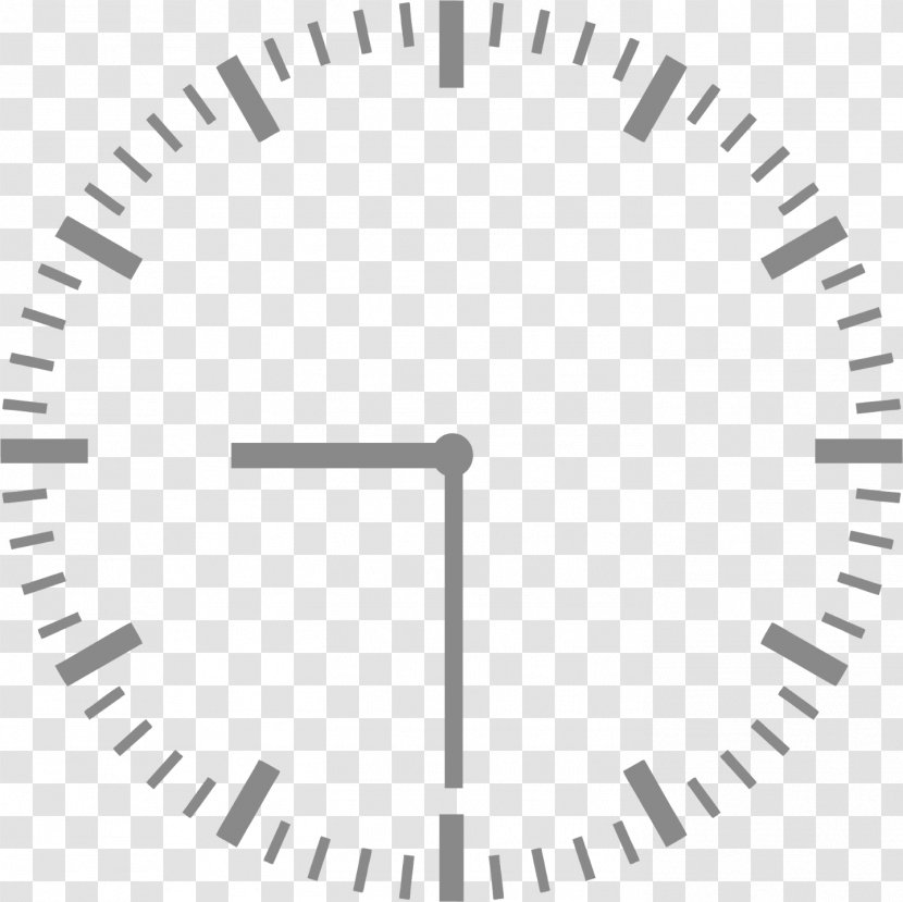 Daylight Saving Time In The United States Clock Standard - Black And White Transparent PNG