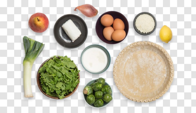 Vegetarian Cuisine Vinaigrette Quiche Goat Cheese Blue - Cutting Board With Vegetables Transparent PNG