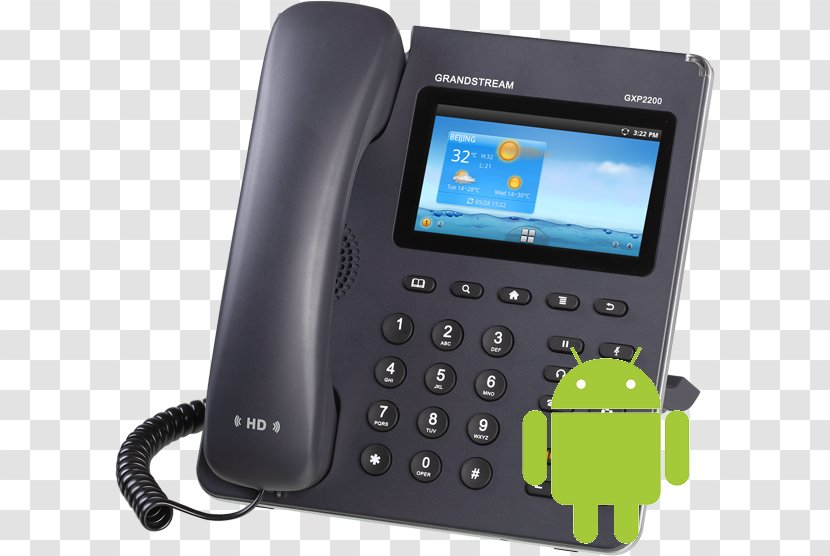 VoIP Phone Grandstream GXP2200 Telephone Networks GXP1625 - Android Transparent PNG