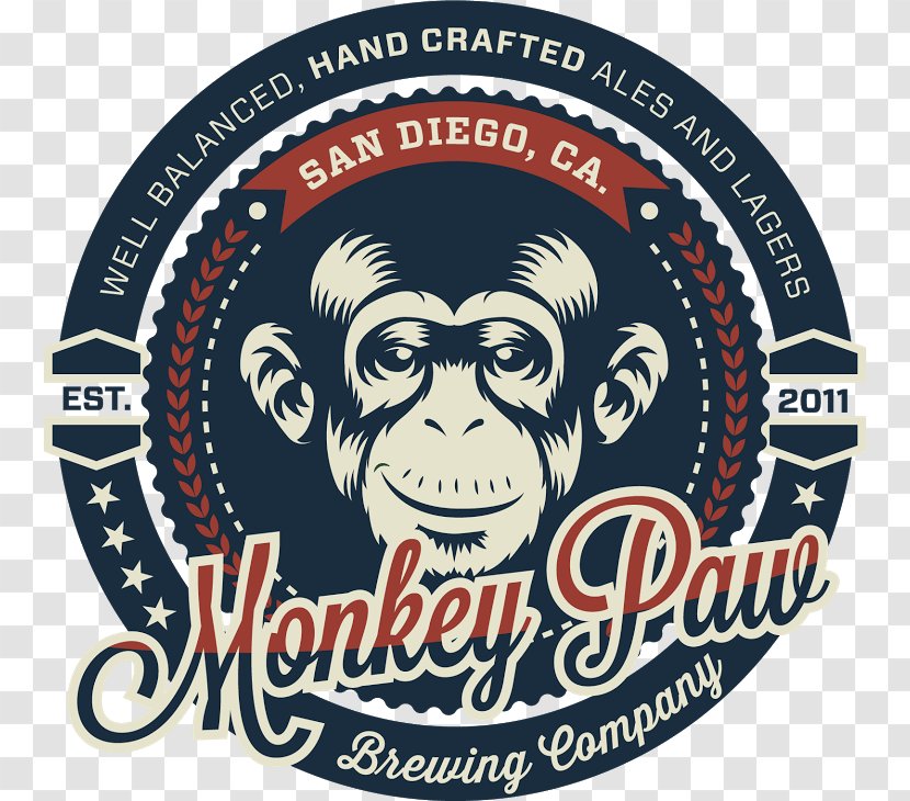 Monkey Paw Brewing Company Beer The Monkey's Brewery Transparent PNG