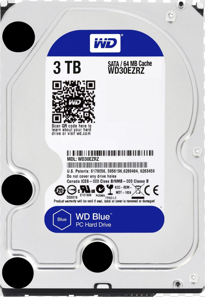 Hard Drives Western Digital Terabyte Data Storage Serial ATA - Disk Drive - Disc Transparent PNG