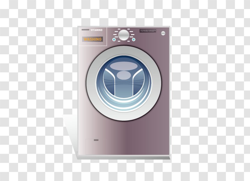 Washing Machine - Purple - Drum Transparent PNG