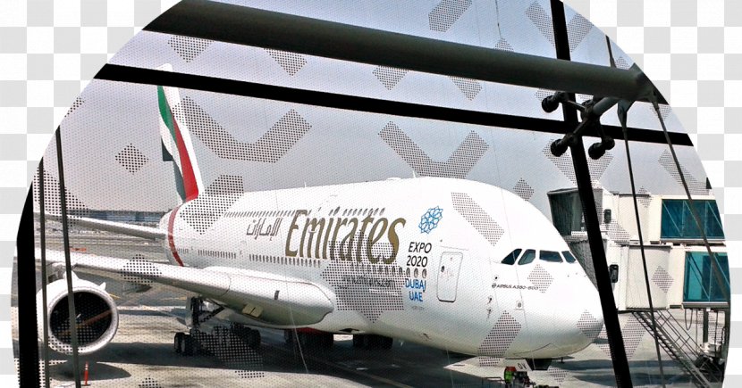 Airbus A380 Narrow-body Aircraft Airline Air Travel - Airplane - Emirate Trip Flyer Transparent PNG