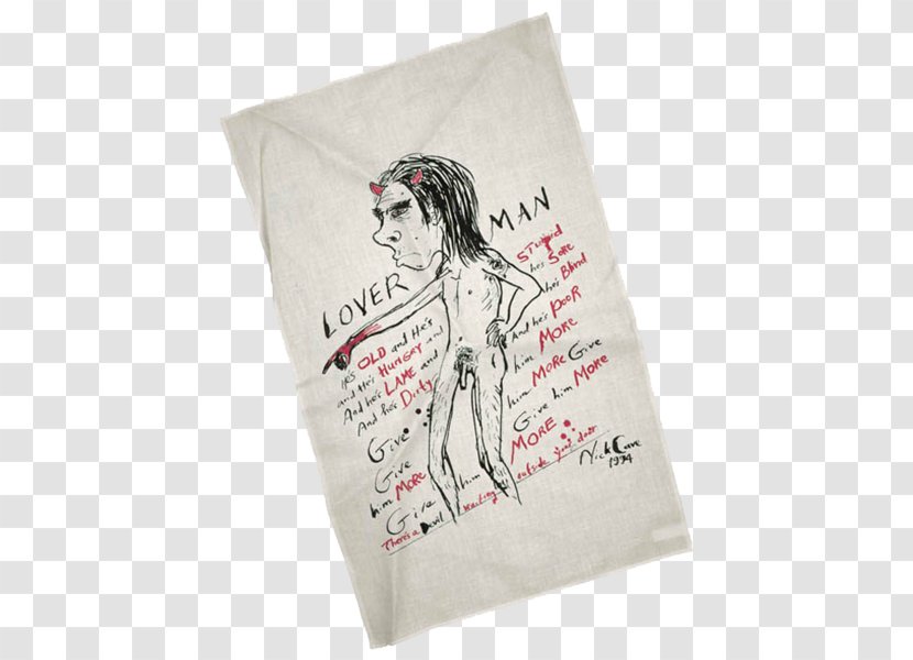 Towel Loverman Drap De Neteja Nick Cave Linen - Cotton - Tea Transparent PNG