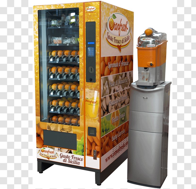 Restaurant Vending Machines RoMimatic Management - Fresh Fruit Juice Transparent PNG