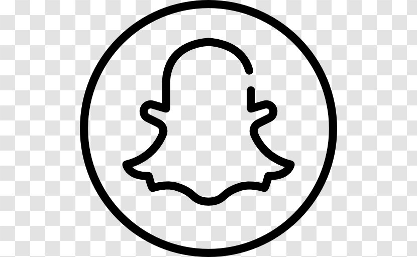 Social Media Snapchat - Line Art - Icon Snap Chat Transparent PNG