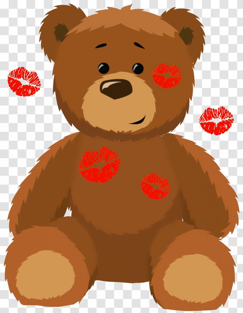 Brown Bear American Black Valentines Day Clip Art - Heart - Valentine Cliparts Transparent PNG