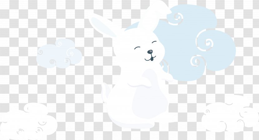 Canidae Dog Cartoon Desktop Wallpaper Illustration - Like Mammal - A Cute Little Rabbit Transparent PNG