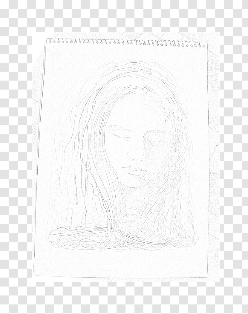 Drawing Monochrome Photography Black And White Portrait - Saw Transparent PNG
