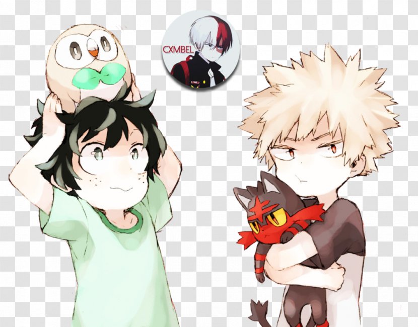 Pokémon Sun And Moon X Y Katsuki Bakugou My Hero Academia - Cartoon Transparent PNG