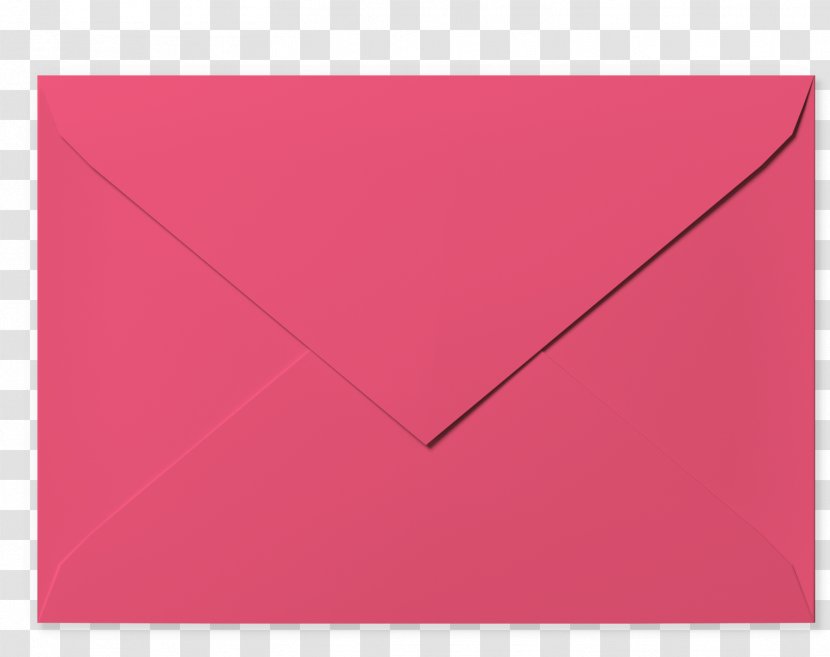 Paper Rectangle Triangle - Red - A Envelope Transparent PNG