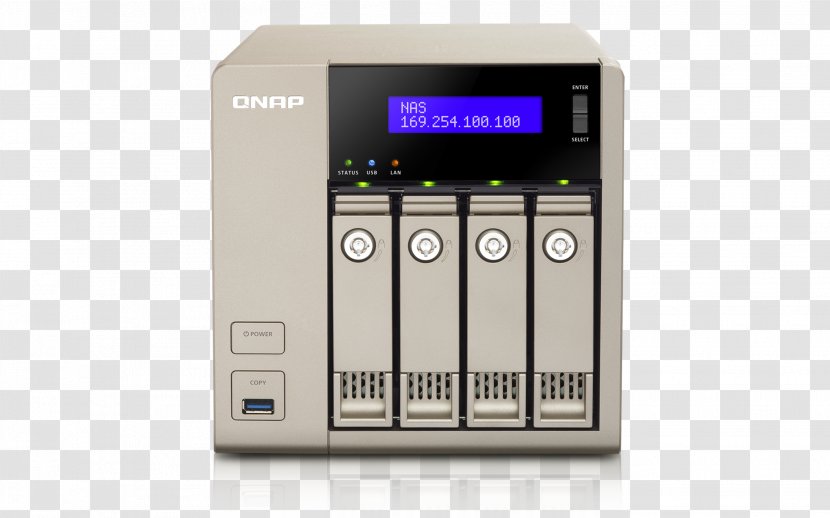QNAP TVS-463 Network Storage Systems Data Systems, Inc. TS-463U-RP-4G/32TB-IW PRO 4 Bay NAS - Qnap Tvs463 - Audio Receiver Transparent PNG
