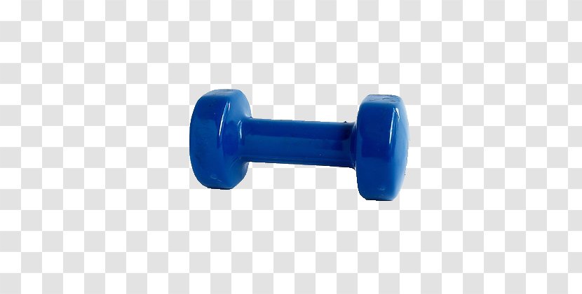 Plastic Body Piercing Jewellery Angle - Blue - Sport Dumbbell Transparent PNG