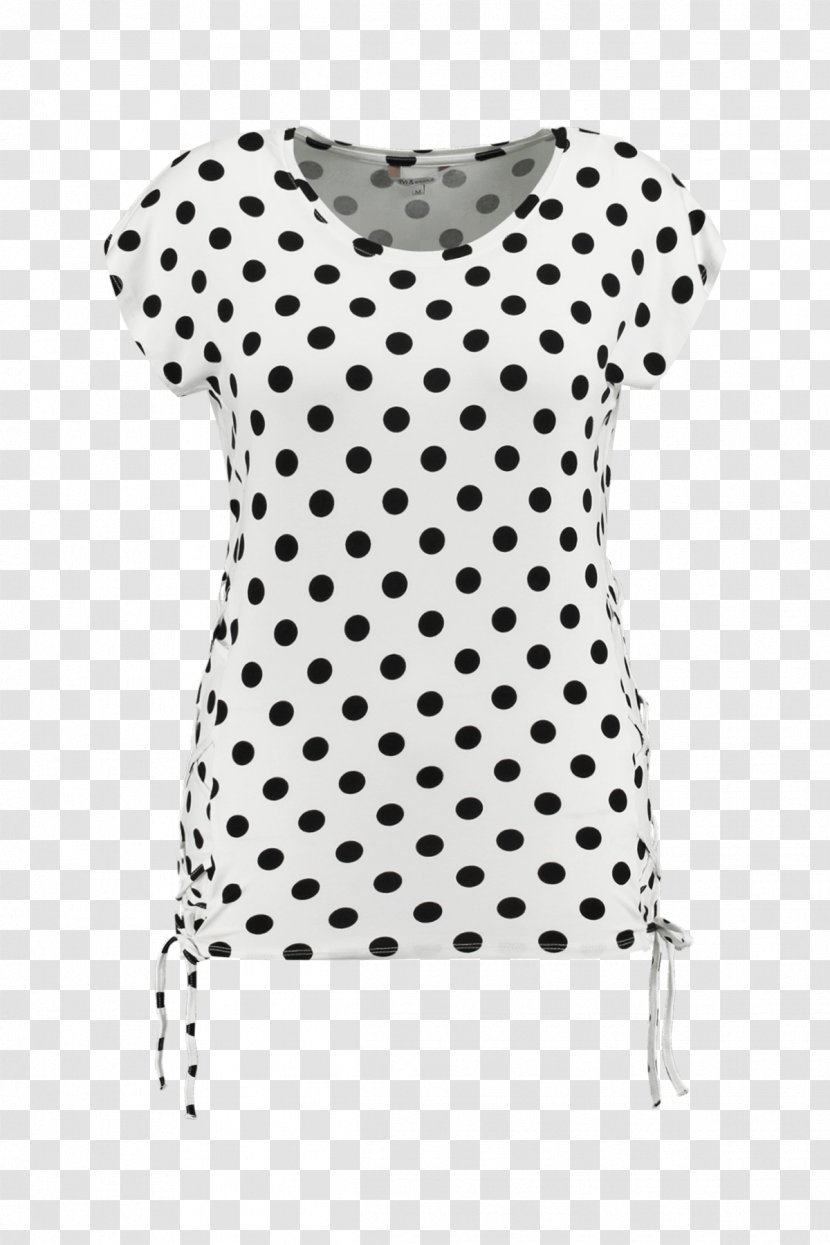 Polka Dot T-shirt Dress Clothing - Sleeve - Shirt Transparent PNG