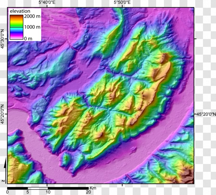 Plateau Du Grand-Ratz Chartreuse Mountains Ecosystem Water Resources Digital Elevation Model - Landform - Tree Transparent PNG