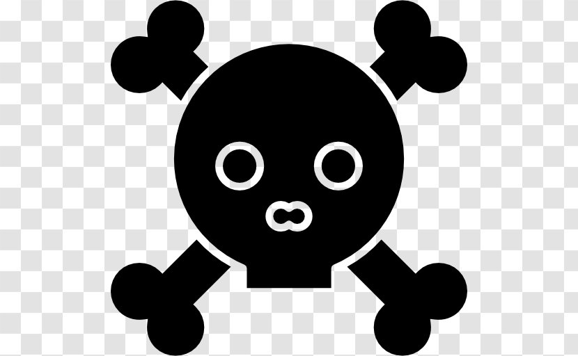 Skull And Crossbones Download - Monochrome Photography - Bone Transparent PNG