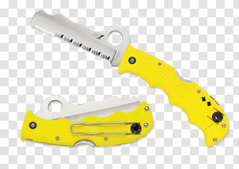 Utility Knives Hunting & Survival Pocketknife Spyderco - Blade - Knife Transparent PNG