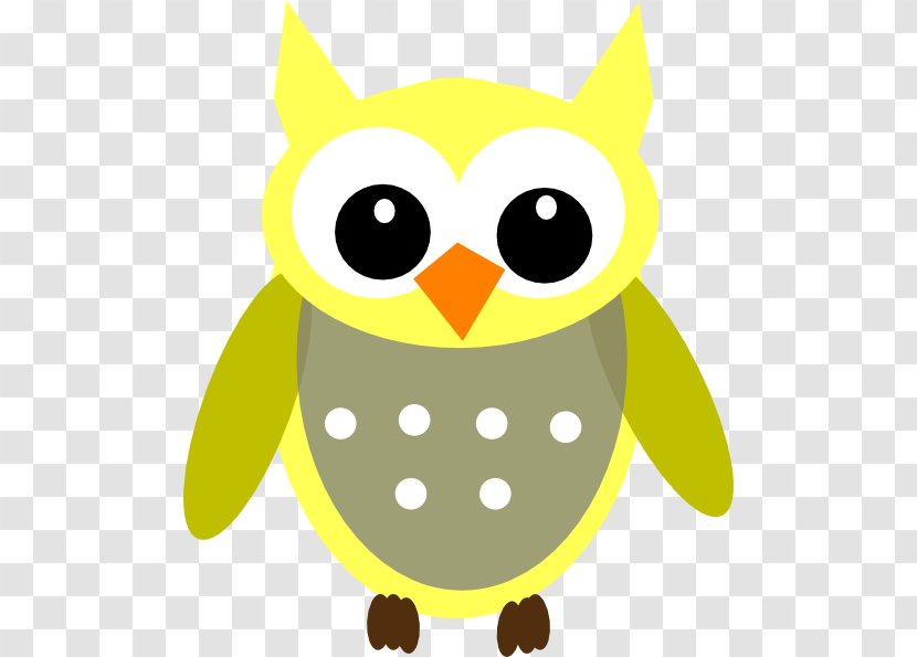 Owl Clip Art - Royaltyfree - Yellow Baby Transparent PNG