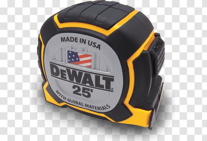 Hand Tool Lithium-ion Battery DeWalt Electric - Brand - Measuring Tape Transparent PNG