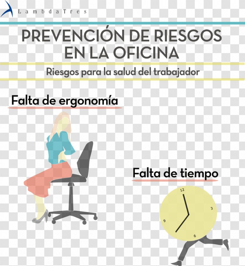 Office & Desk Chairs Riesgo Laboral Risk Prevenció De Riscos Laborals - Information - Infografía Transparent PNG