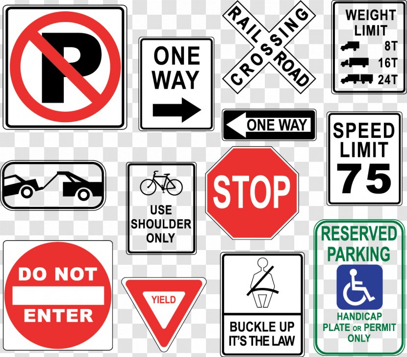 Car Defensive Driving Road Traffic Safety - Sign - Vector Signs Transparent PNG