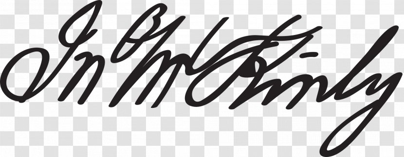 Logo Font Brand Line M - Black And White - John Smith Transparent PNG