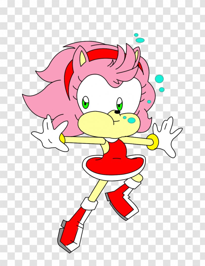 Amy Rose Art Drawing Sonic Forces - Cartoon - Buubles Transparent PNG