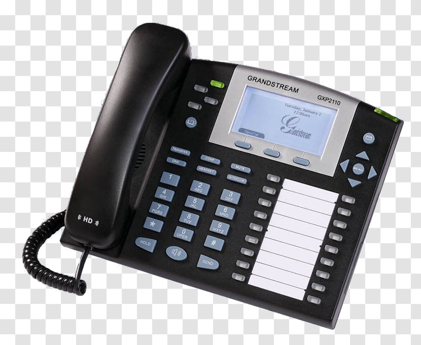 Grandstream Networks VoIP Phone Business Telephone System Voice Over IP - Gxp2140 Transparent PNG