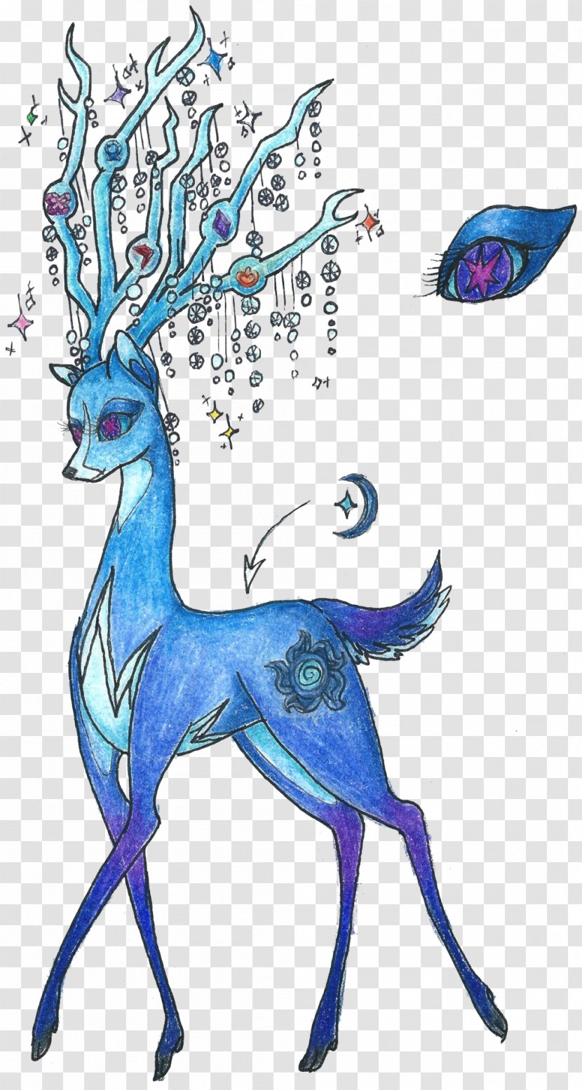 Pony Reindeer DeviantArt Tree Drawing - Antler Transparent PNG