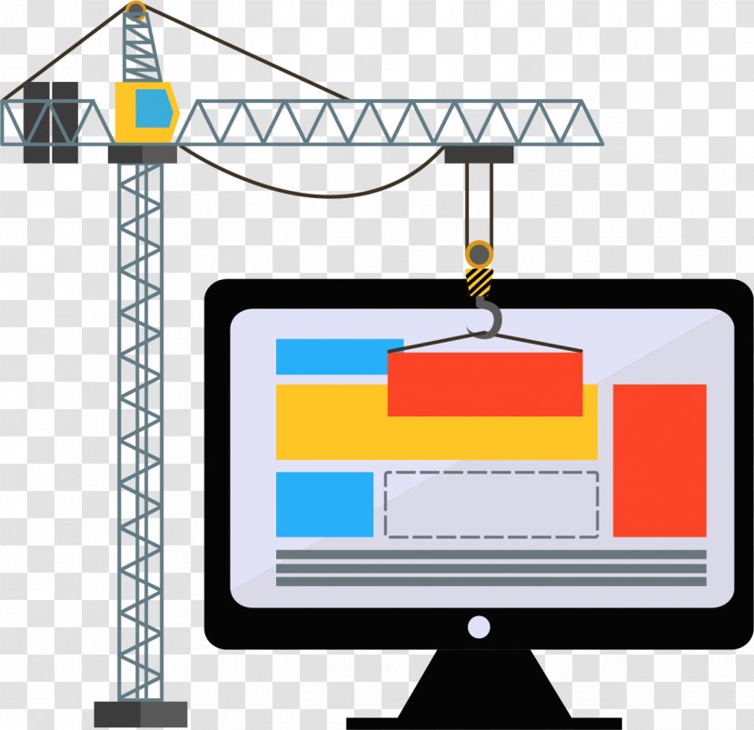 Architectural Engineering Business - Creative Construction Site Interface Design Transparent PNG