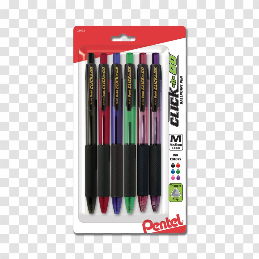 Ballpoint Pen Pens Pentel Ink - Correction Transparent PNG