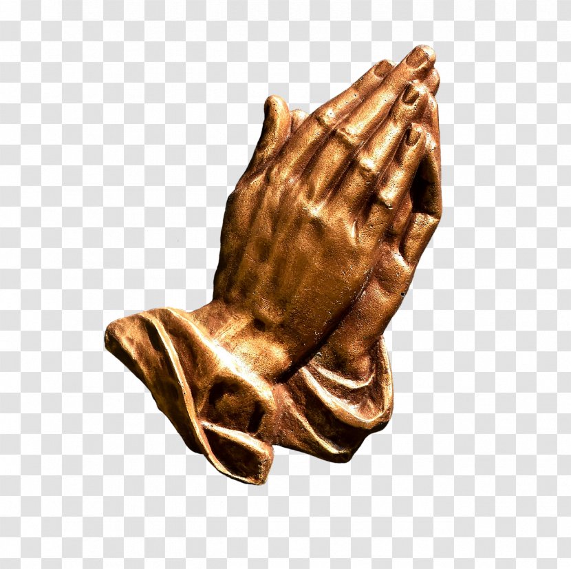 Praying Hands Prayer Religion Faith God - Copper Transparent PNG