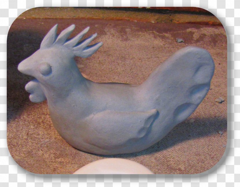 Fauna Ceramic Beak Chicken As Food - Galliformes - Green Clay Transparent PNG