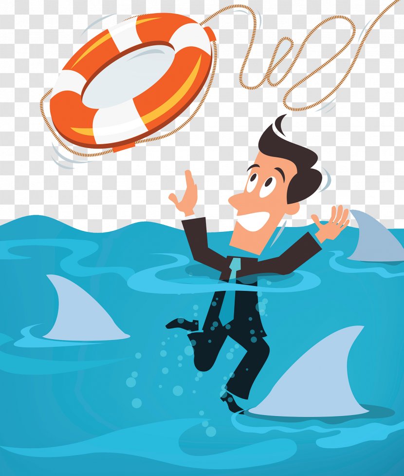 Drawing Photography Illustration - Leisure - Surrounded By Sharks Transparent PNG