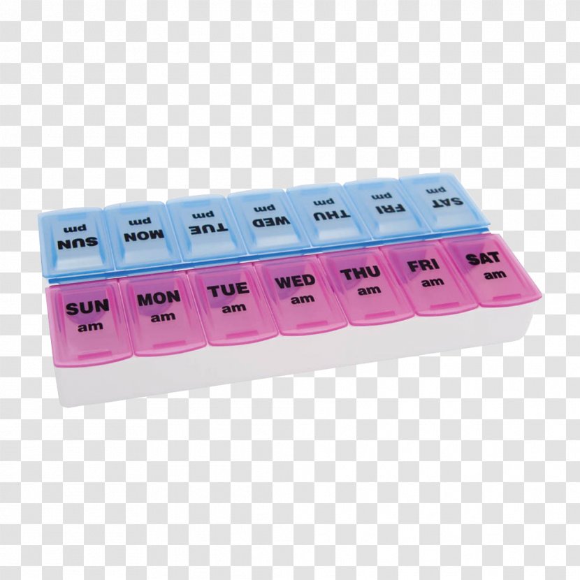 Pharmaceutical Drug Pill Boxes & Cases Tablet Dose Cream - Travel - Plastic Transparent PNG