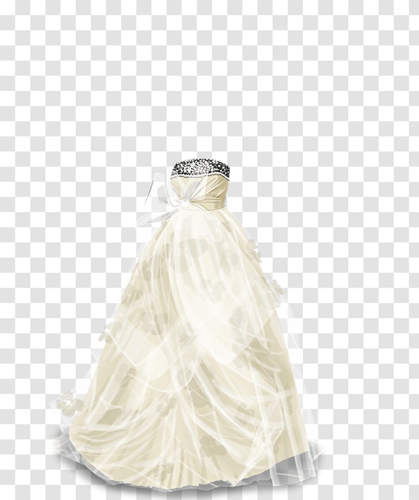 Lady Popular Wedding Dress Fashion Clothing - Lace Transparent PNG