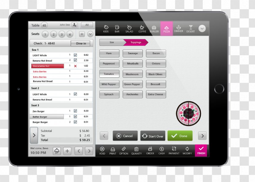 Point Of Sale Shiva IPad Lingam POS Solutions - Hospitality Industry - Mini Golf Transparent PNG