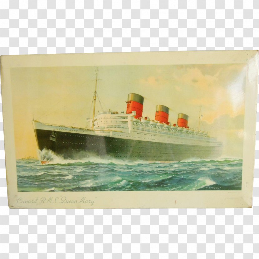 The Queen Mary Southampton Cunard Line RMS Elizabeth Ocean Liner - Ship Transparent PNG