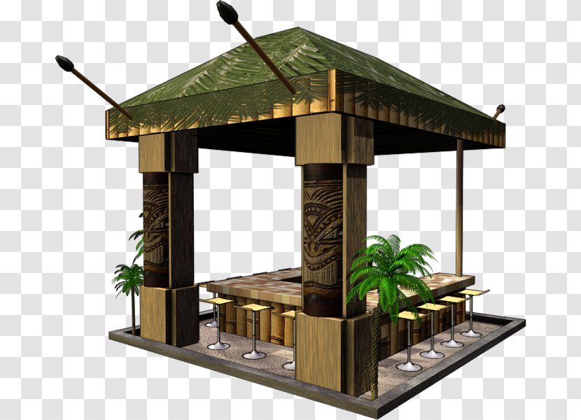 Tiki Bar Hut - Shed Transparent PNG