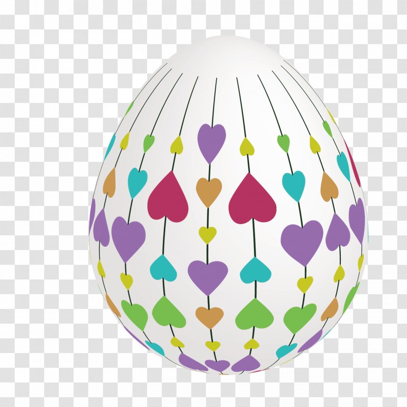 Easter Egg Chicken - Creative Painted Eggs Transparent PNG