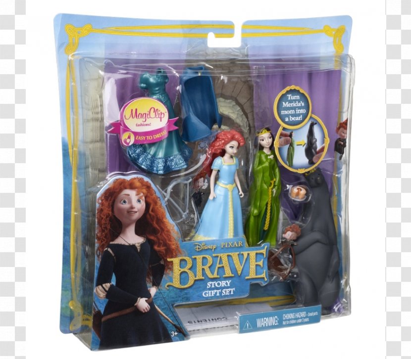 Merida Queen Elinor Brave King Fergus Action & Toy Figures - Playset Transparent PNG
