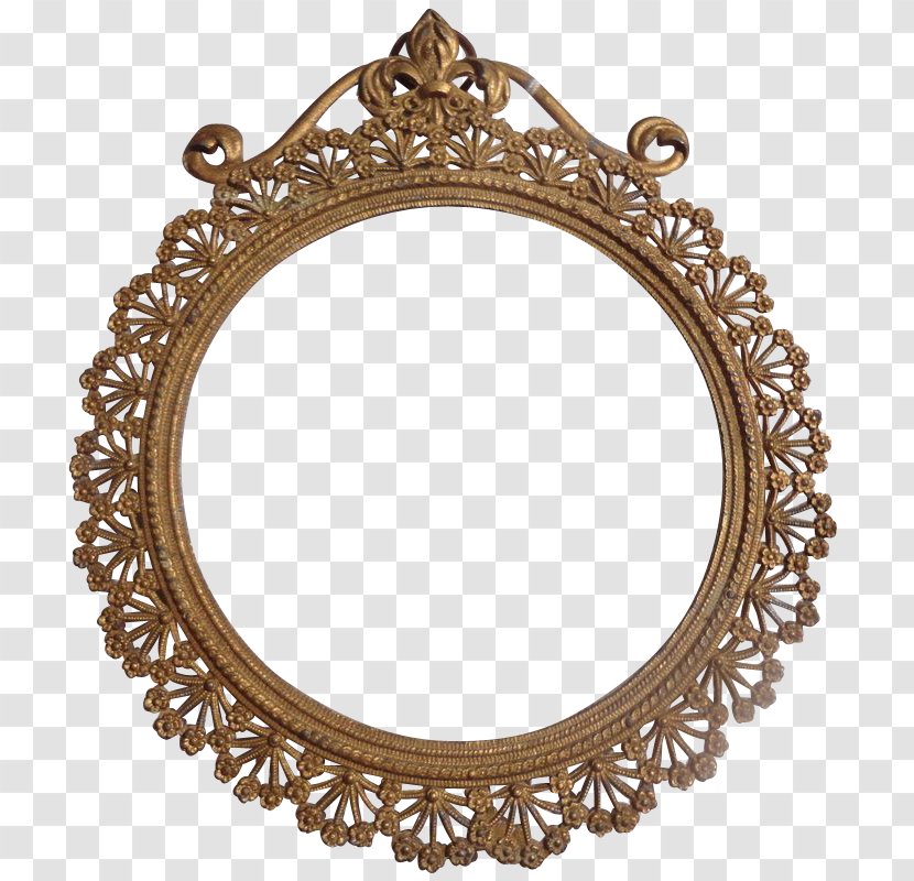 Picture Frame Art Nouveau Metal Gold Clip Transparent PNG