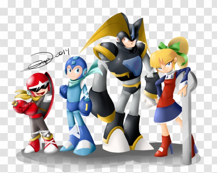 Mega Man X8 & Bass Sonic The Hedgehog - Mascot - Megaman Transparent PNG